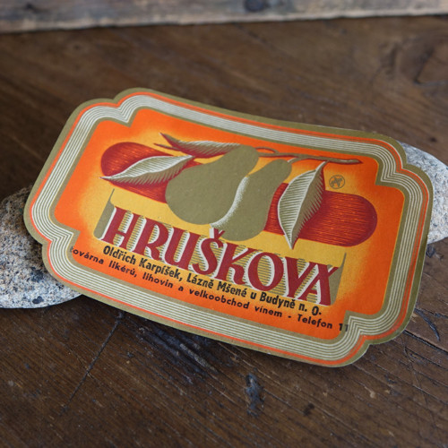 Hrušková ... etiketa — foto 1