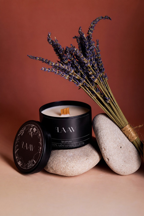 Lavender - vonná svíčka,vůně,krásný dárek