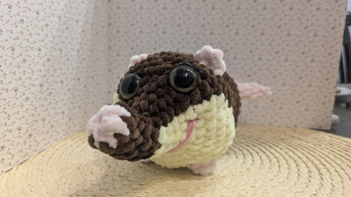 Rejsek Jůlinka - sametový |31 cm | háčkovaný