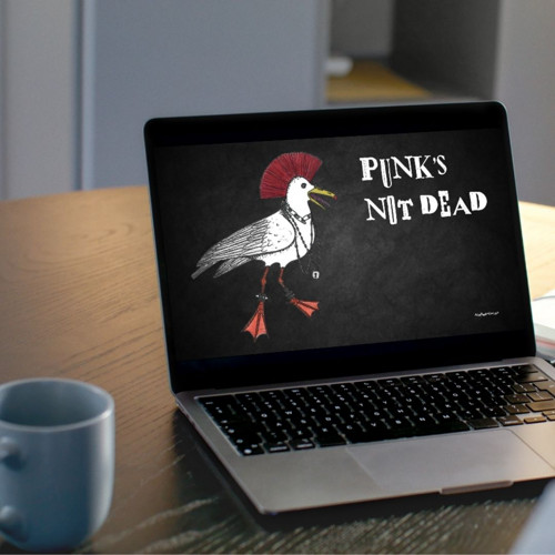 Digitální wallpaper na PC (8K) – Punk’s Not Dead