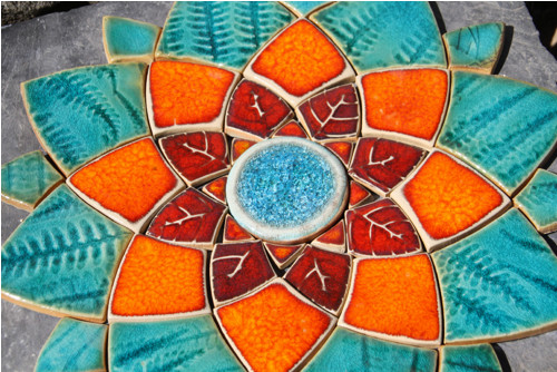 Mandala z keramických komponentů 150