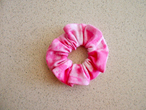 Gumička scrunchie do vlasů menší