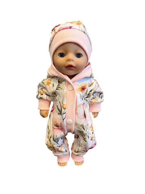 Overa pro Baby Born 36 cm - kvety