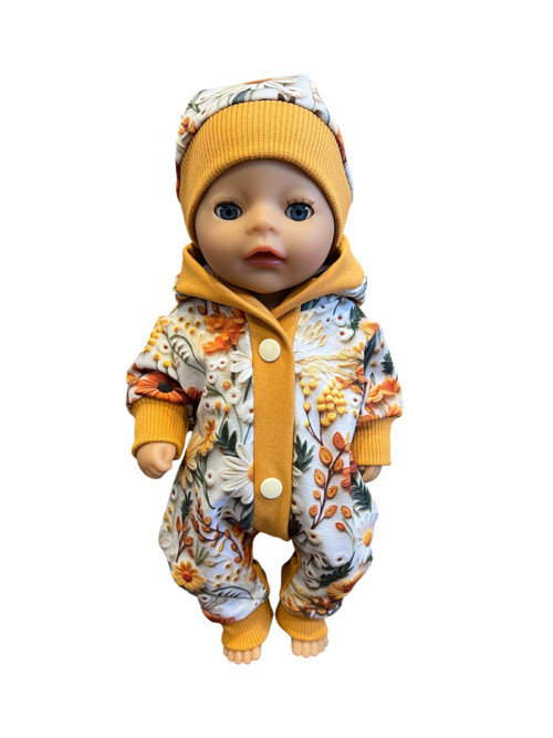 Overa pro Baby Born 36 cm - kvety