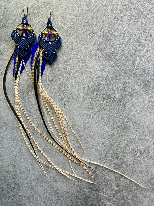 Náušnice Indigo Gold.