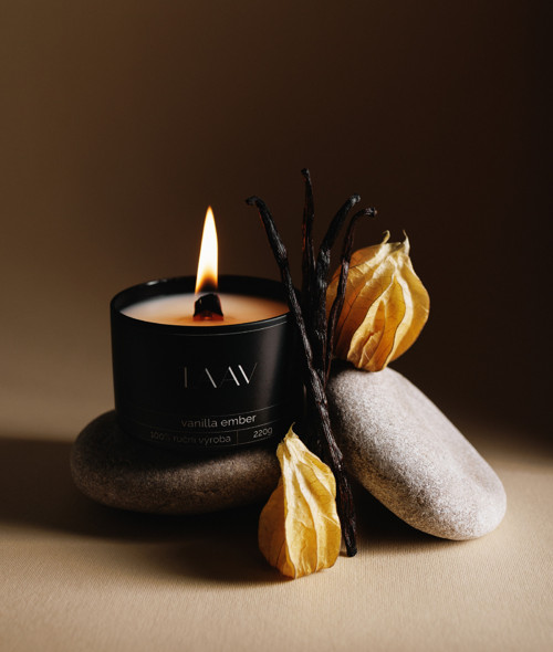 Vanilla Ember - vonná svíčka,vůně,krásný dárek