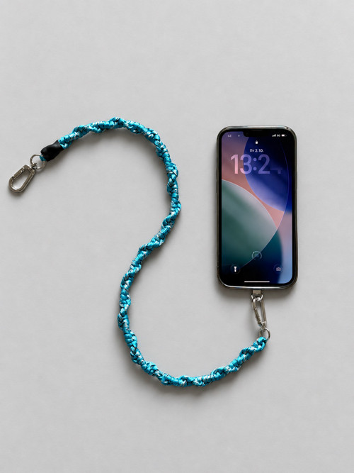 Multifunkční paracordová šňůrka na telefon – 63 cm