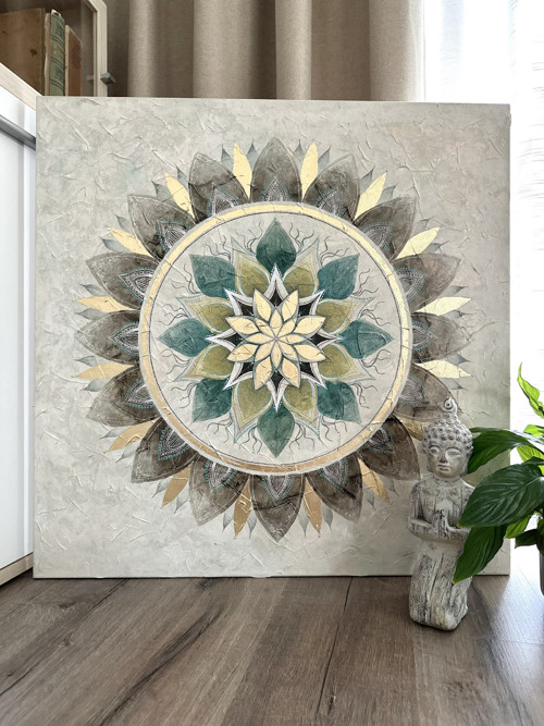 Lesní víla, 80 x 80 cm