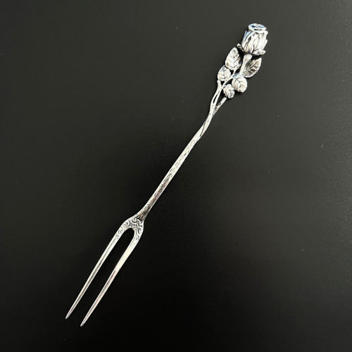 Vidlička Hildesheimská růže, Ag 800, 16 cm, 14.5g