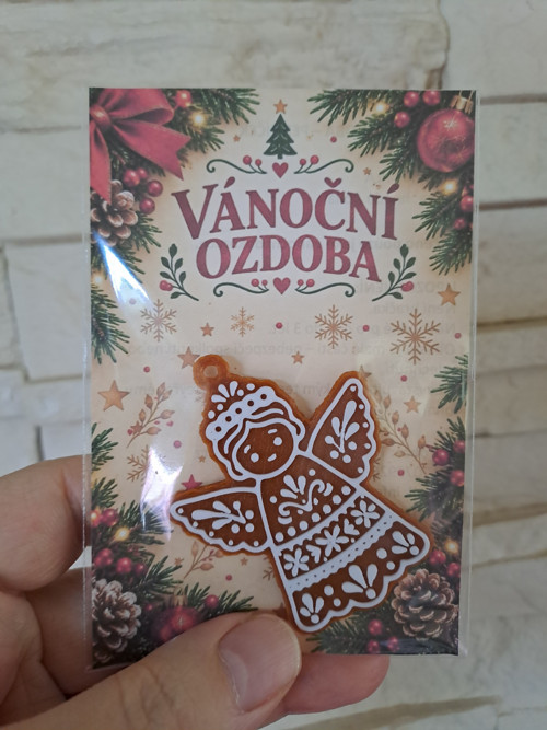 Vánoční ozdoby perníčky - Anděl