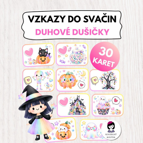 Vzkazy do svačin – Duhové dušičky | Halloween