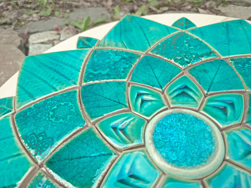 Mandala z keramických komponentů 117 — foto 1