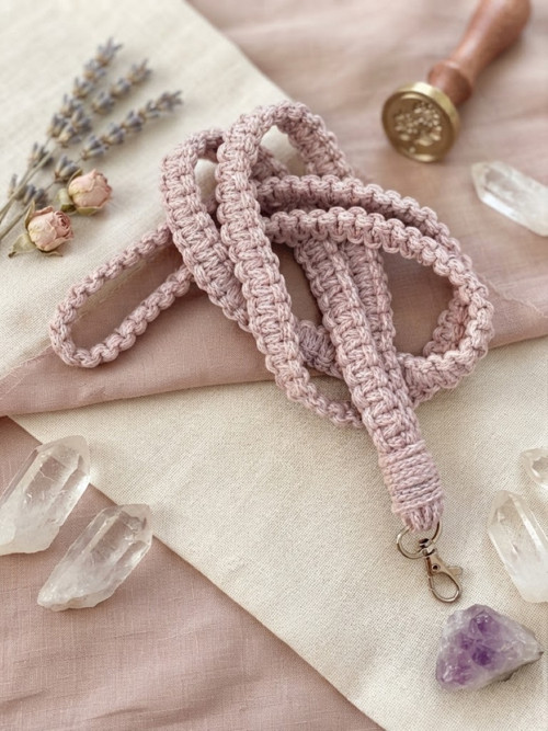 Macramé popruh/šňůra