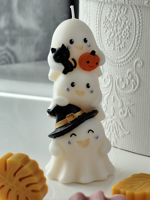 Candle Pumpkin Ghosts A NH - Sójový vosk