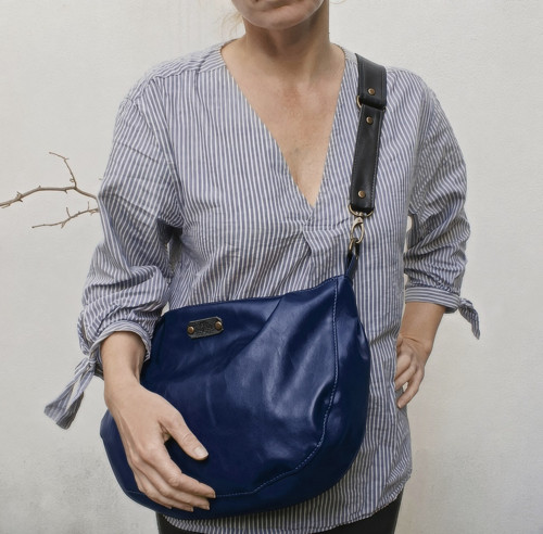 Taška HOBO style BLUE