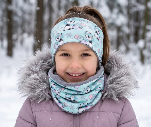 Čelenka CoolBobble - teplákovina, dětská