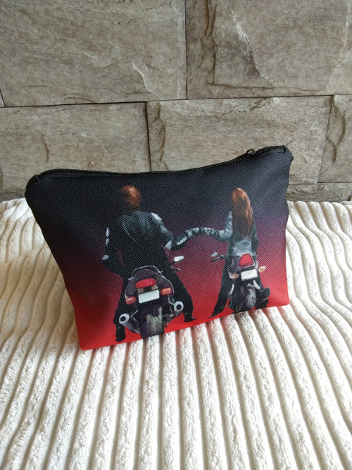 Kosmetická taštička "motorkáři"