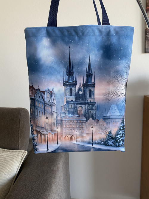 Nepromokavá taška XL s kapsou - Praha