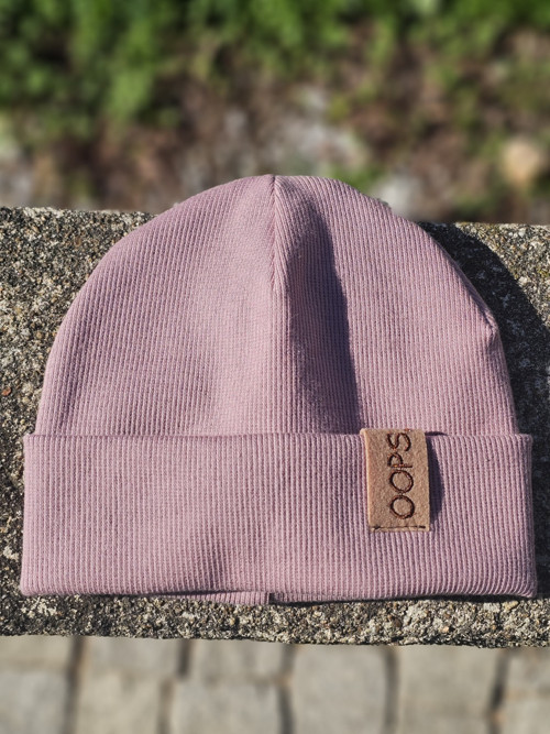 44–54 cm | Beanie – kouřově růžová