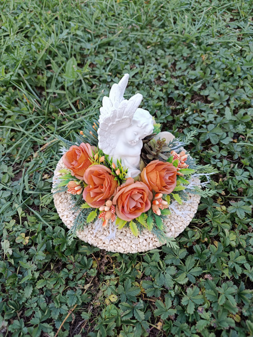 Pietní dekorace pr.15cm