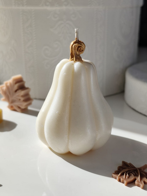 Candle Pumpkin B White NH - Sójový vosk