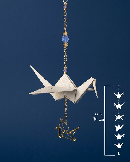 Origami závěs s šesti jeřáby - astrologie