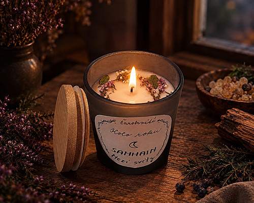 Svíčka "SAMHAIN - Mezi světy"