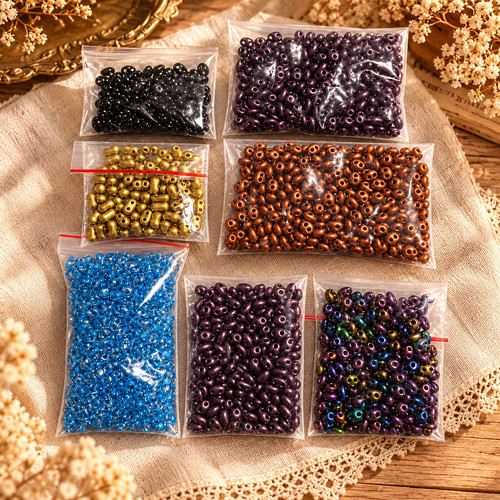 Korálky SUPERDUO, MIX (102 gramů - doprodej)