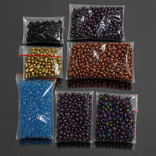 Korálky SUPERDUO, MIX (102 gramů - doprodej)