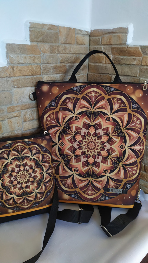Mandala hnědá - kabelkobatoh