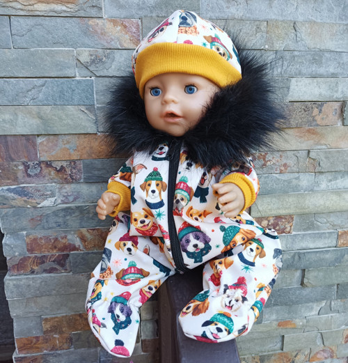 Softshell sada pro Baby Born 43 cm - Pejsci