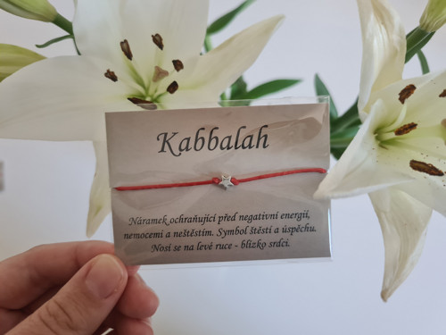 Kabbalah náramek - hvězdička — foto 1