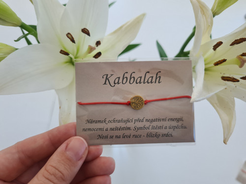 Kabbalah náramek se zlatým stromem života