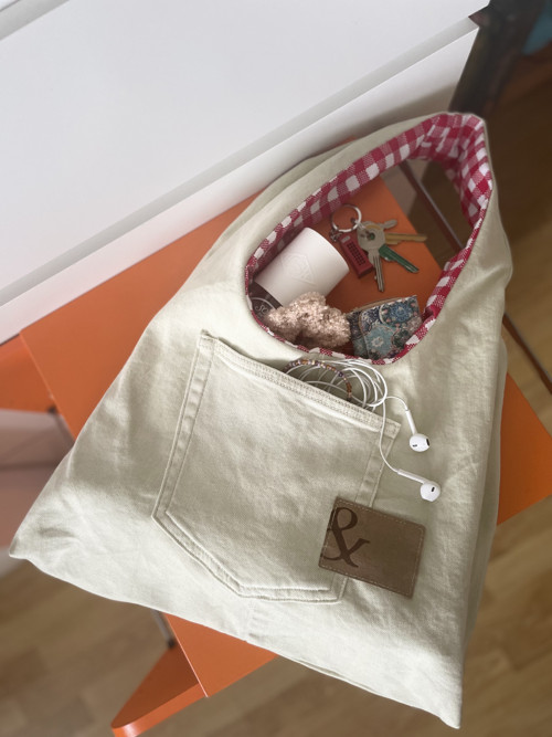 Džínová upcycle kabelka