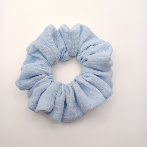 Scrunchie - nebesky modrá