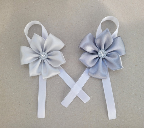 1x střední kanzashi - kotiliony - taneční SKLADEM