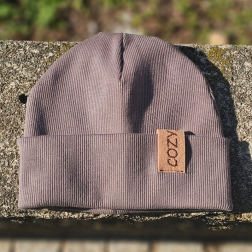 44–46, 52–62 cm | Beanie – šedohnědá