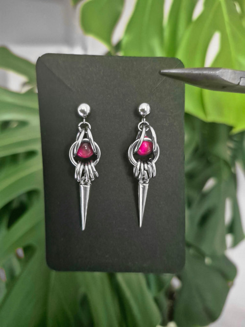 Chainmaille náušnice