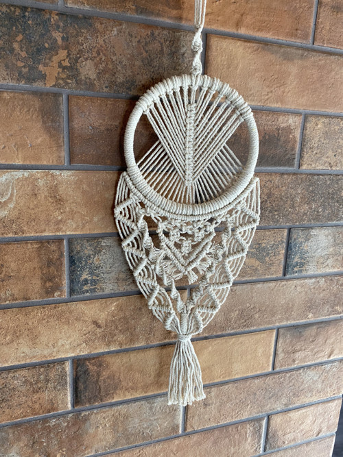 Přírodní lapač snů - macramé