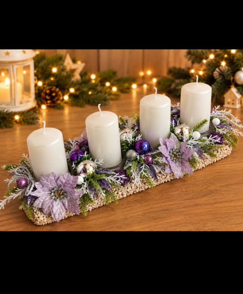 Adventní svícen 30x10cm
