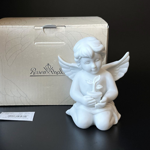 Rosenthal Soška Anděl s květináčem V 10 cm