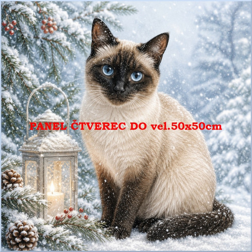 Bavlněný panel 10x10 cm — foto 1