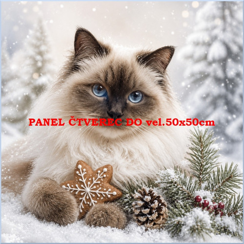 Bavlněný panel 10x10 cm