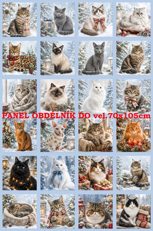 Bavlněný panel 40 x 60 cm — foto 1