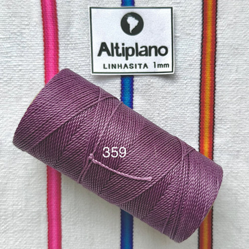 LINHASITA 1mm 359 celá cívka (purpurová)