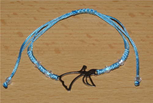 Shamballa náramek - nerez - Anděl