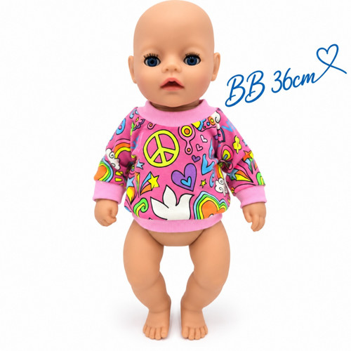 Mikina Love BB 36cm