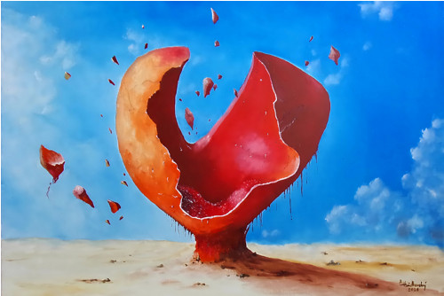 Scream - 75x50 cm