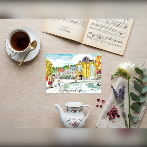 Pohlednice - Cestujeme - Mariánské Lázně