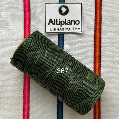 LINHASITA 1mm 367 celá cívka (tmavě zelená)